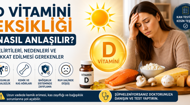 D Vitamini Eksikliği Nasıl Anlaşılır? Belirtileri, Nedenleri ve Dikkat Edilmesi Gerekenler