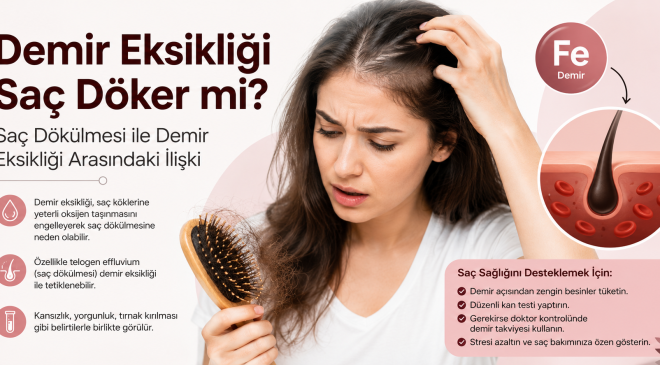 Demir Eksikliği Saç Döker mi? Saç Dökülmesi ile Demir Eksikliği Arasındaki İlişki