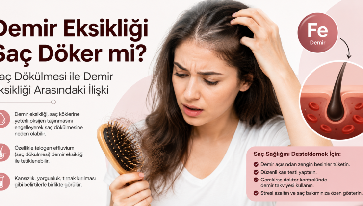 Demir Eksikliği Saç Döker mi? Saç Dökülmesi ile Demir Eksikliği Arasındaki İlişki