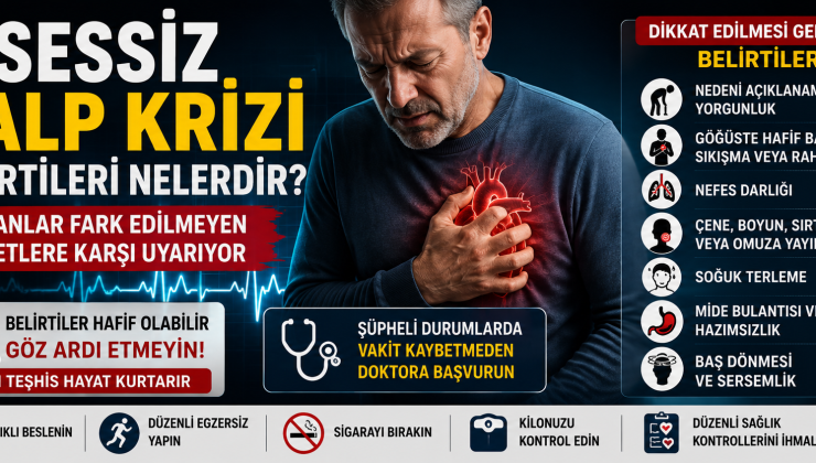 Sessiz Kalp Krizi Belirtileri Nelerdir? Uzmanlar Fark Edilmeyen İşaretlere Karşı Uyarıyor